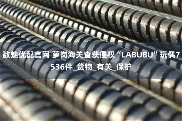数魅优配官网 萝岗海关查获侵权“LABUBU”玩偶7536件_货物_有关_保护