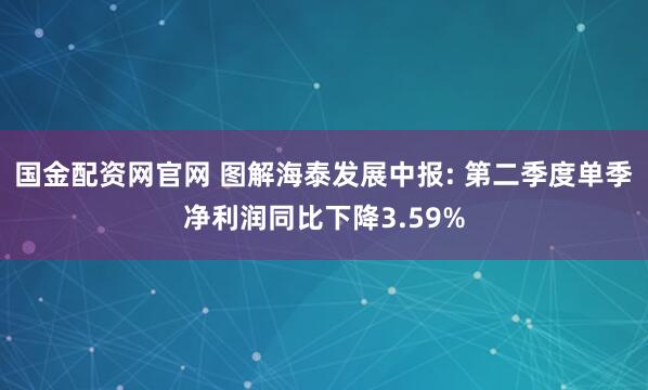 国金配资网官网 图解海泰发展中报: 第二季度单季净利润同比下降3.59%